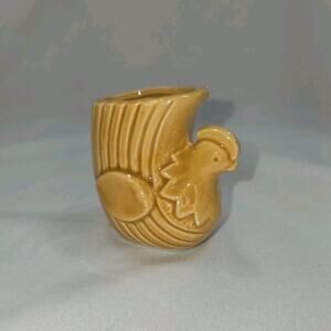 Japanese Chicken Toothpick Holder Pottery Zodiac Chicken Rooster Figurine